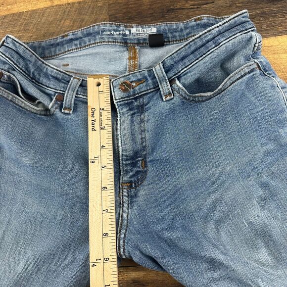 Carhartt jeans Womens size‎ 6 relaxed fit distressed straight - Picture 6 of 8